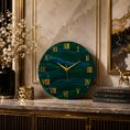 Vastu wall clock green color