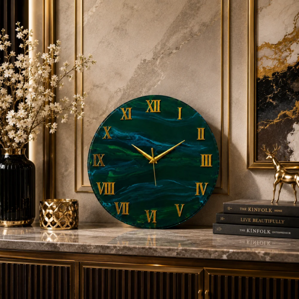 Vastu wall clock Vastu wall clock green color